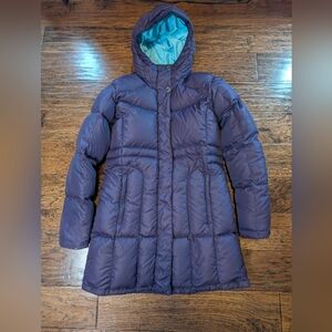 MEC Youth Girls Purple Hooded Down Puffer Coat Size 16